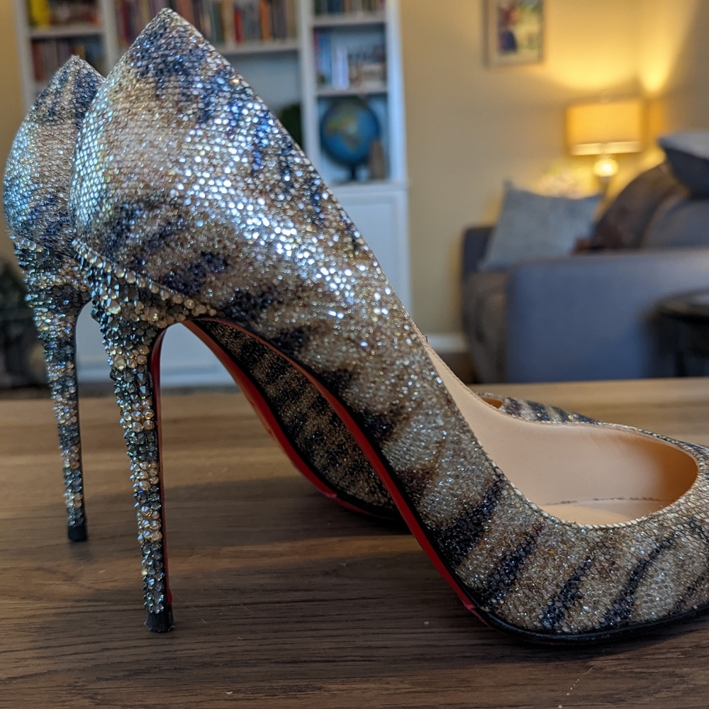 Swarovski Strass Pigalle Follies Sirene Heels - Picture 2 of 5
